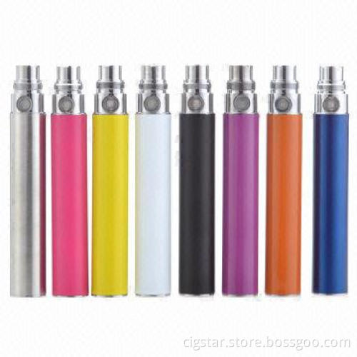 rechageable and colorful ego battery with 650mAh/900mAh/1100mAh